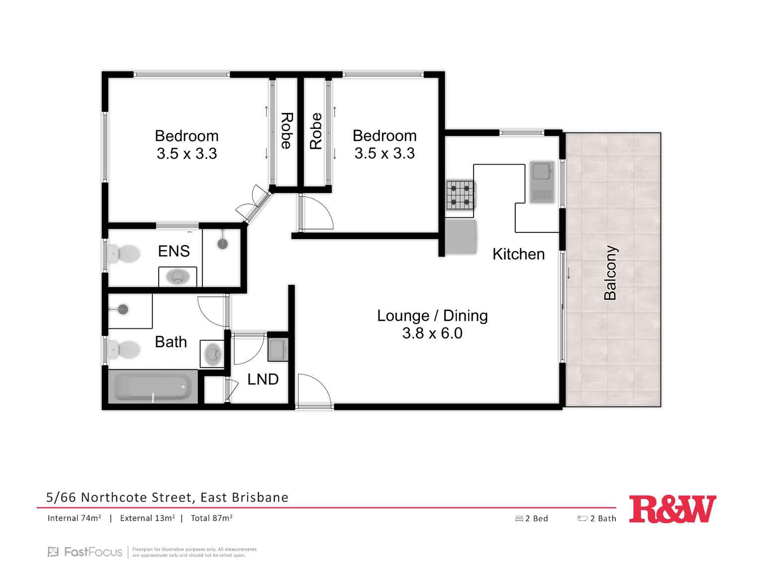 Apartment For Lease 5/66 Northcote Street East Brisbane