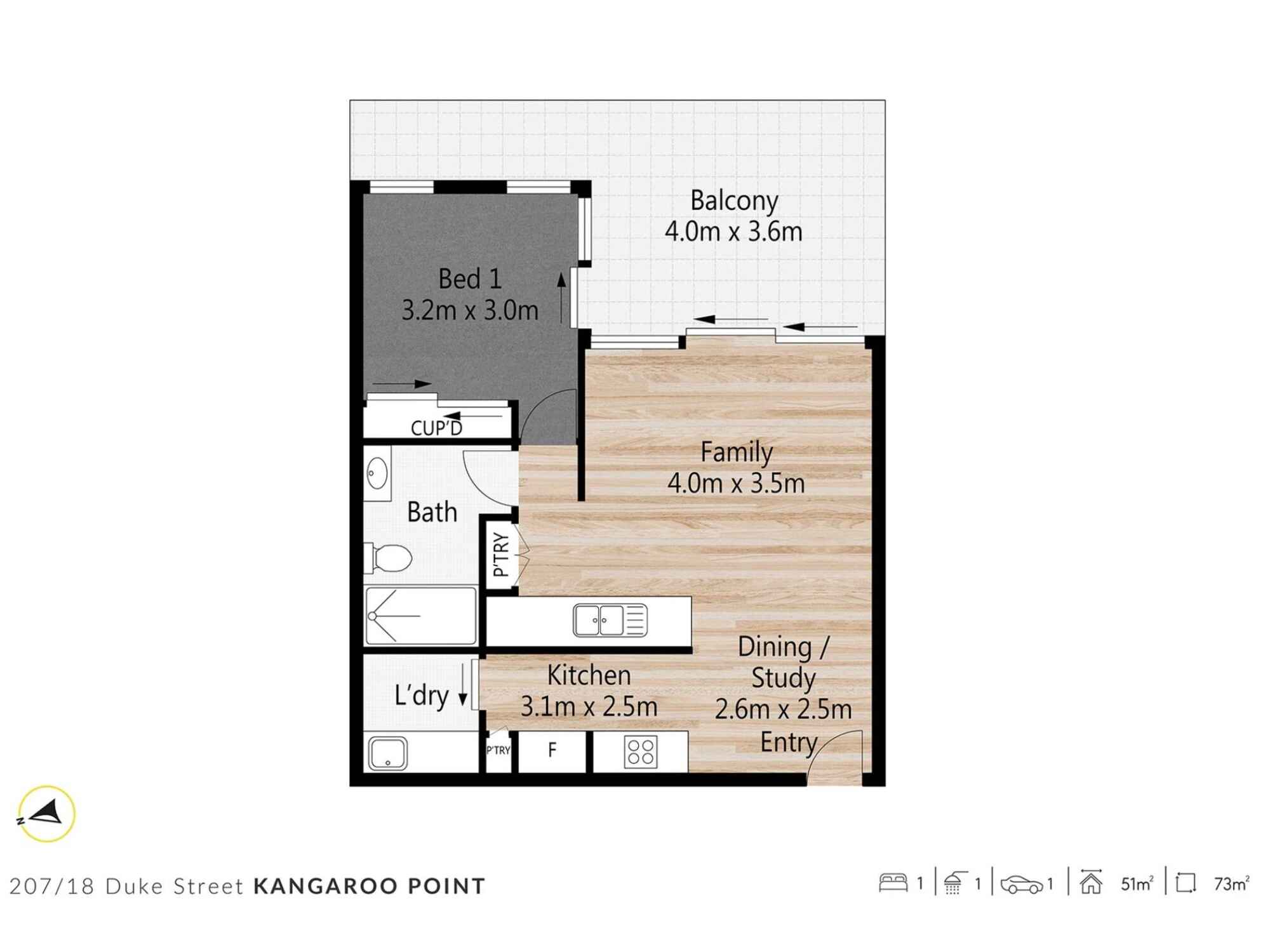 207/18 Duke Street Kangaroo Point 207/18 Duke Street Kangaroo Point