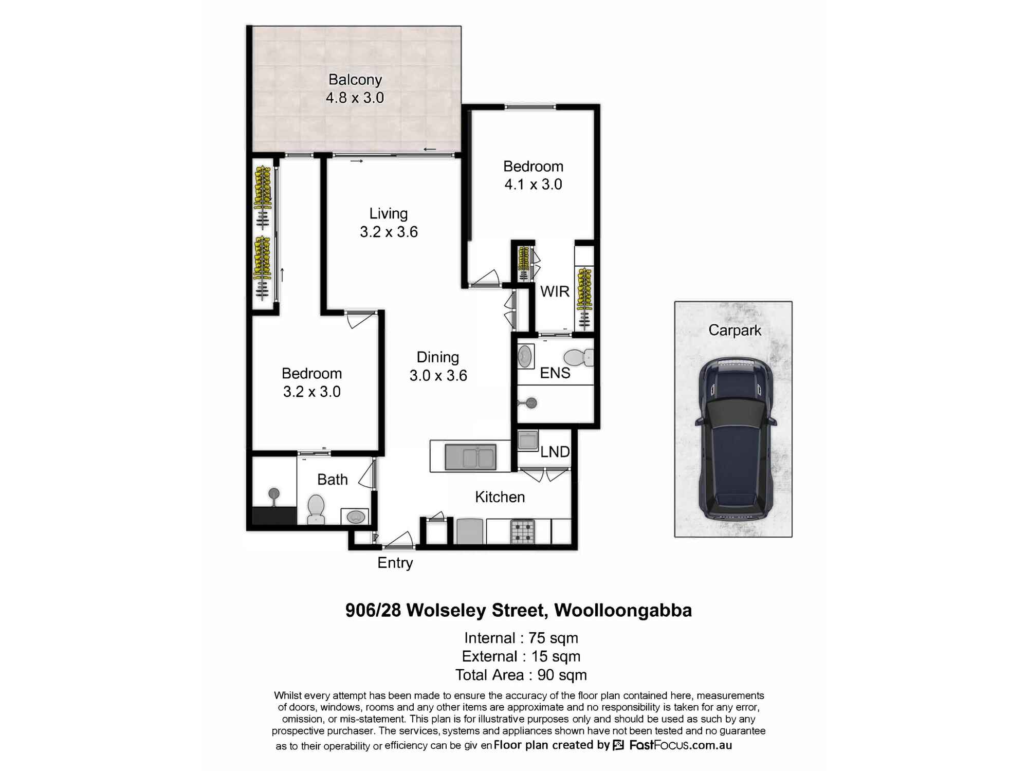 906/28 Wolseley Street Woolloongabba